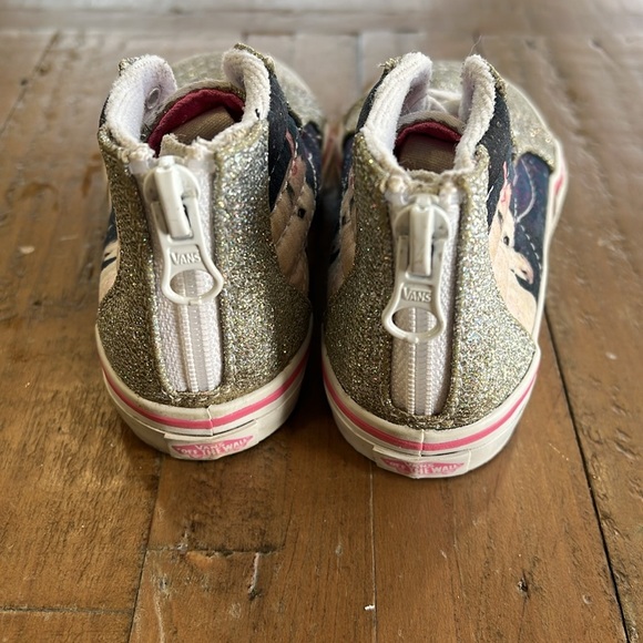 Vans silver glitter unicorn Hitop sneakers - Picture 10 of 12